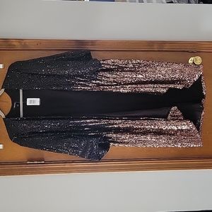 NWT Torrid Sequin Overpiece/kimono/jacket